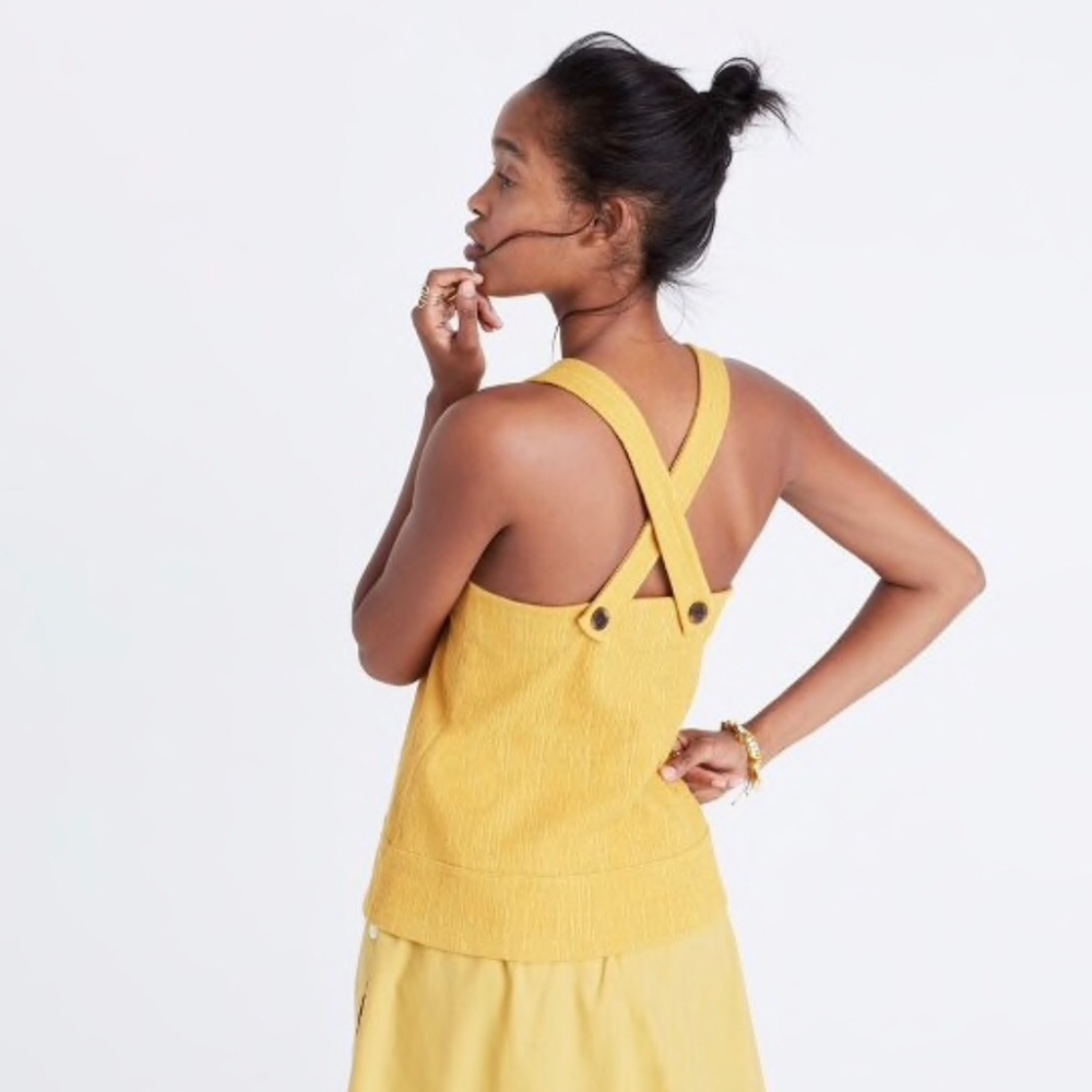 Madewell apron-style top